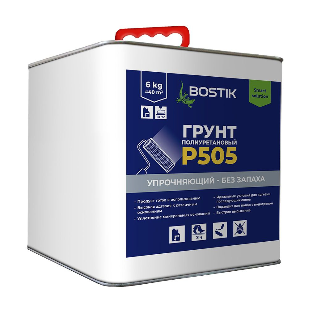 Грунт упрочняющий полиуретановый Bostik P505 6 кг #1