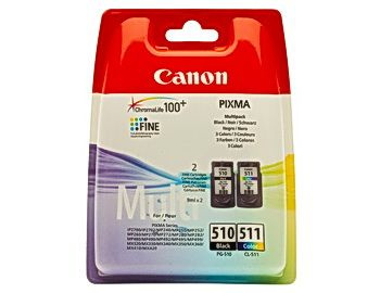 Набор картриджей Canon PG-510/CL-511 Multipack (2970B010) черный и цветной для MX320/330/340/350/360/410/420 #1