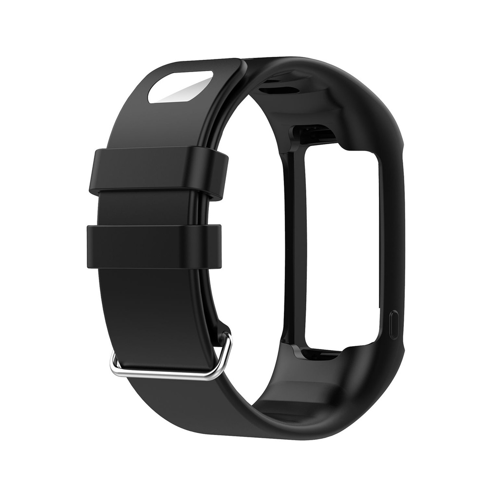 Силиконовый ремешок для смарт часов POLAR A360 A370 Smart Watch - черный  #1