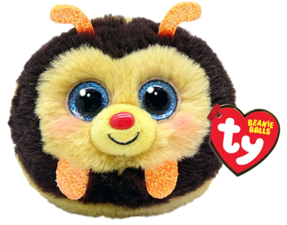 Игрушка мягконабивная Пчёлка ZINGER серии "Puffies",10 см. #1