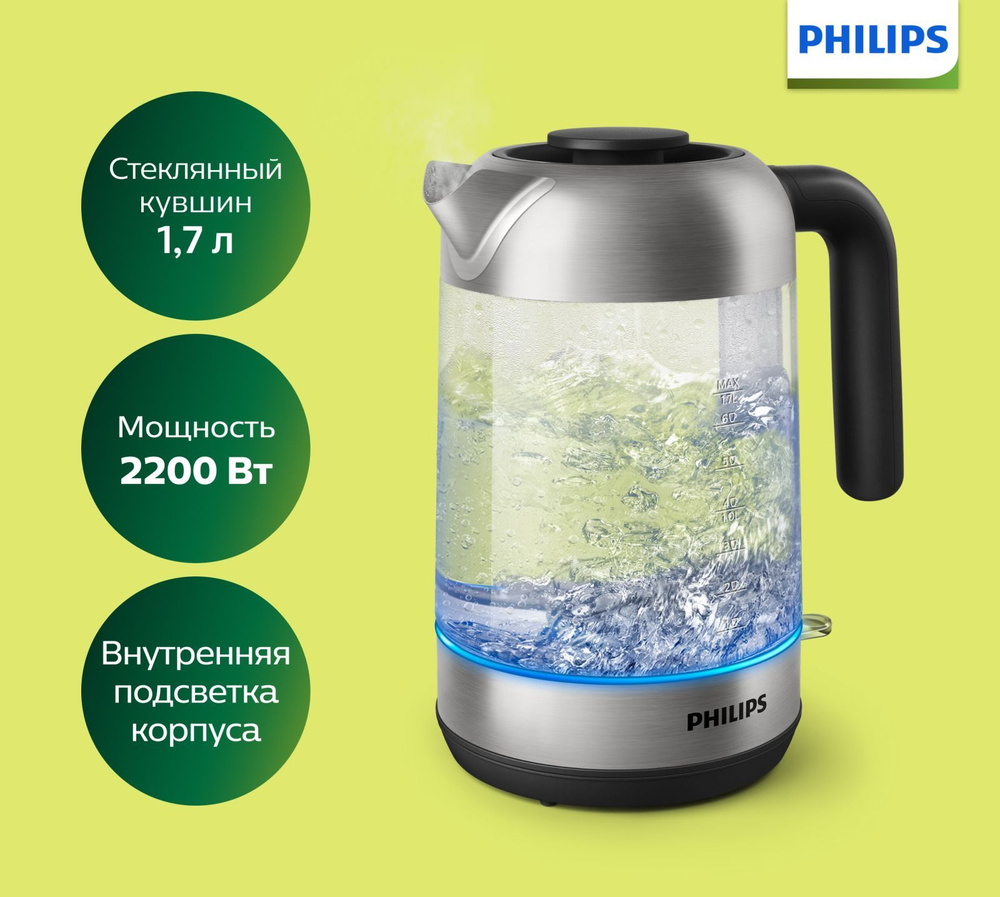 Philips Электрический чайник HD9339/80, серый #1