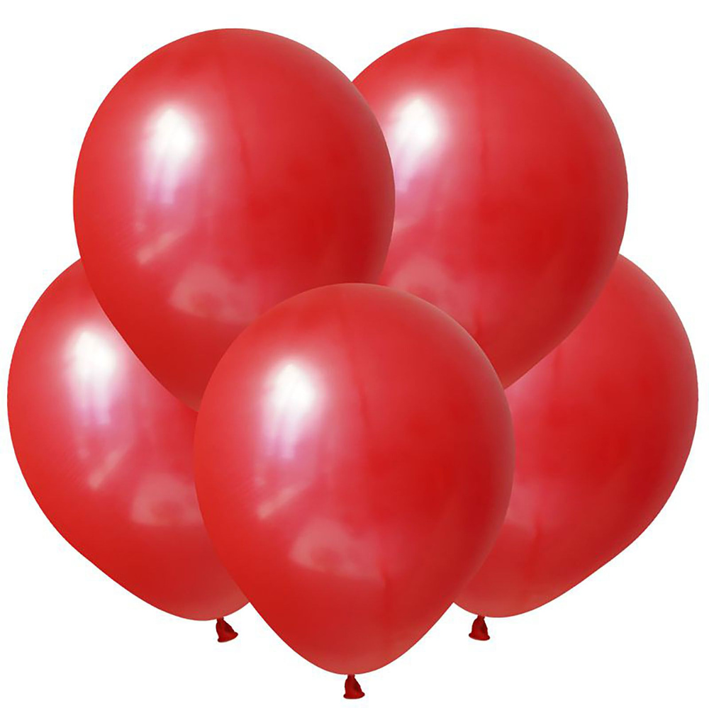 Воздушные шары 100 шт. / Красный, Пастель / 12,5 см #1