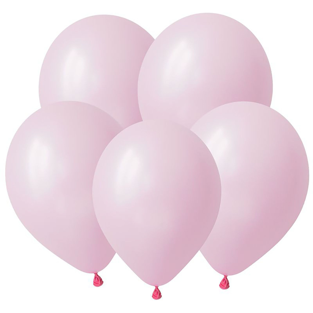 Светло-Розовый макаронс, Пастель / Taffy pink Macarons, латексный шар, 46 см, 10 шт  #1