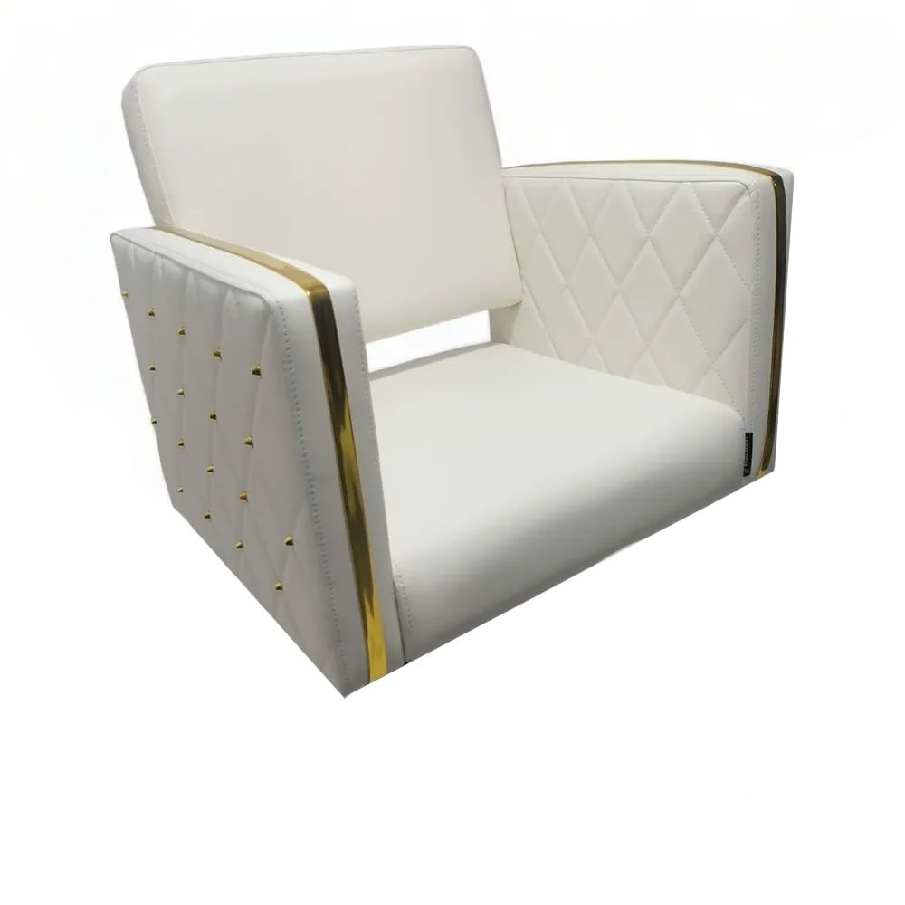 Парикмахерское кресло "Голдиум II", Белый, Каркас кресла без гидравлического основания  #1