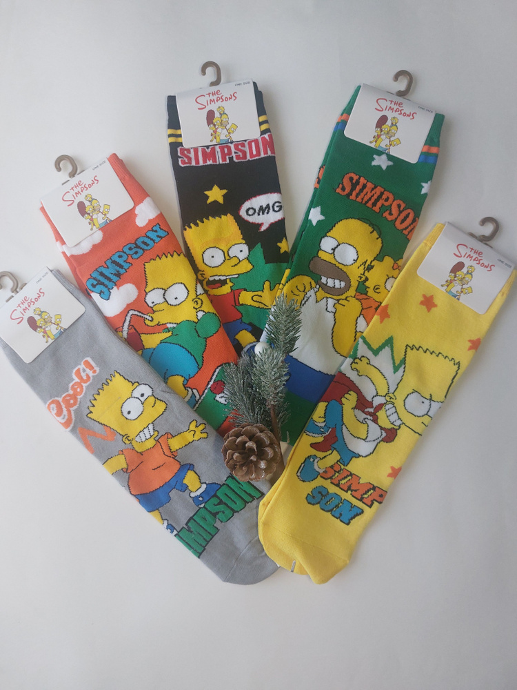 Носки The Simpsons, 5 пар #1