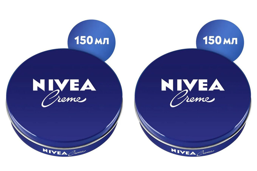 Увлажняющий универсальный крем NIVEA Crme для лица, рук и тела с пантенолом, 150 мл * 2 шт.  #1