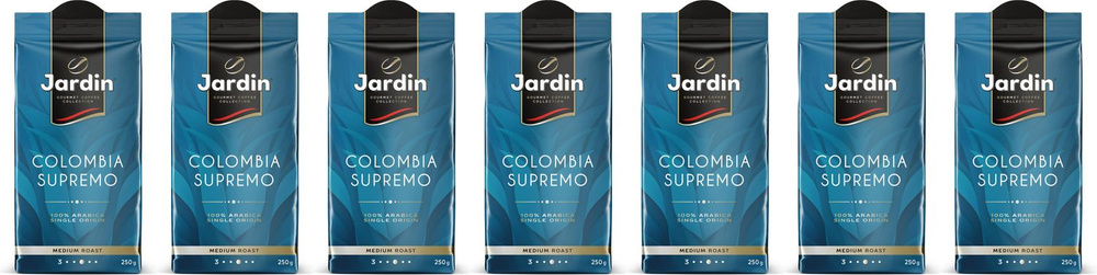Кофе Jardin Colombia Supremo молотый 250 г, комплект: 7 упаковок по 250 г  #1