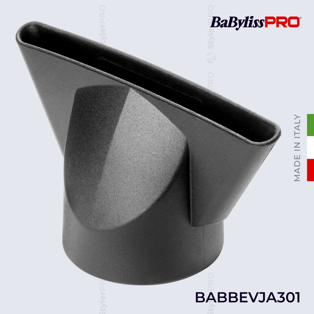 Насадка-концентратор BaByliss Pro BABBEVJA301 для профессиональных фенов, размер сопла 90х6 мм, посадочный #1