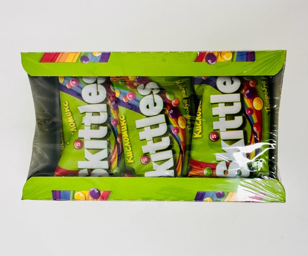 Драже Skittles "Кисломикс", 12 штук по 38 г #1