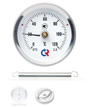 Термометр контактный на пружине 0-120 гр. (БТ-30010(0-120) РосМа  #1