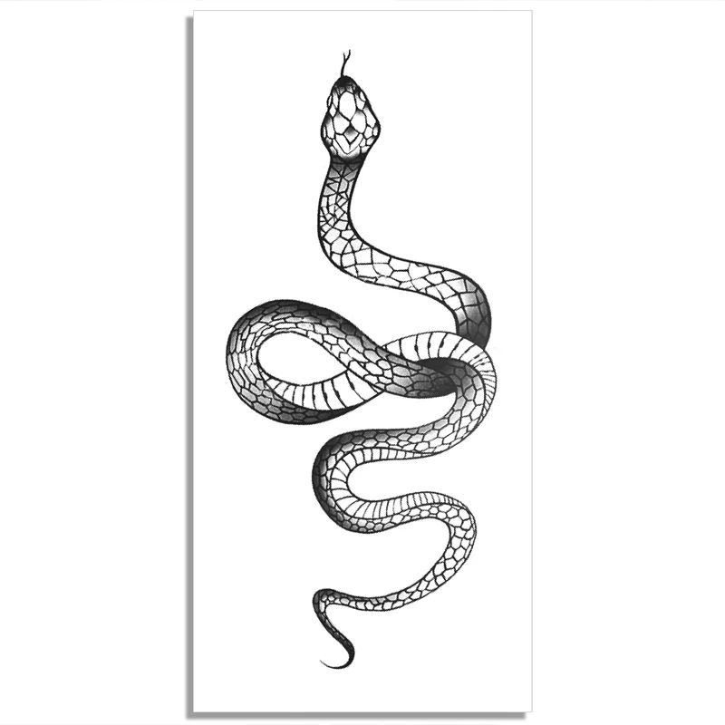 Tattoo'шки Временная тату "Snake" 21*10см #1