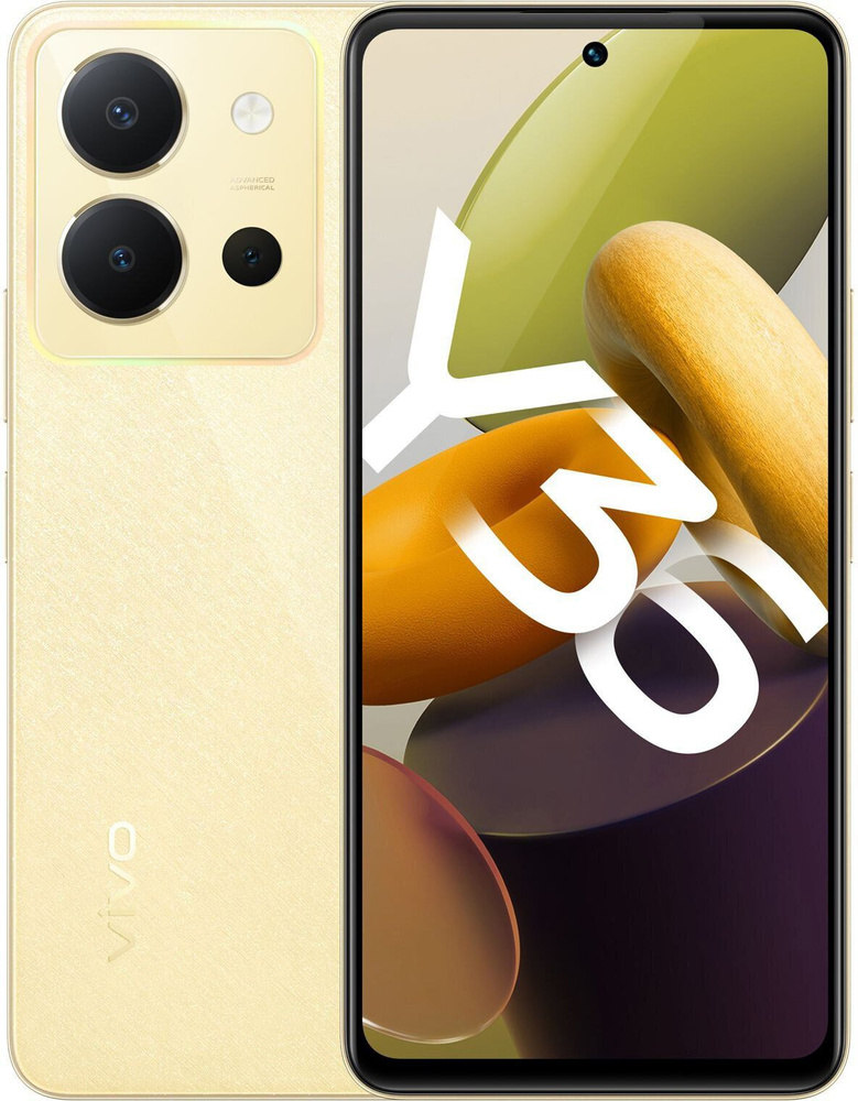 Vivo Смартфон Y36 8/128 ГБ, Dual nano SIM, мерцающее золото 128 ГБ, золотой  #1