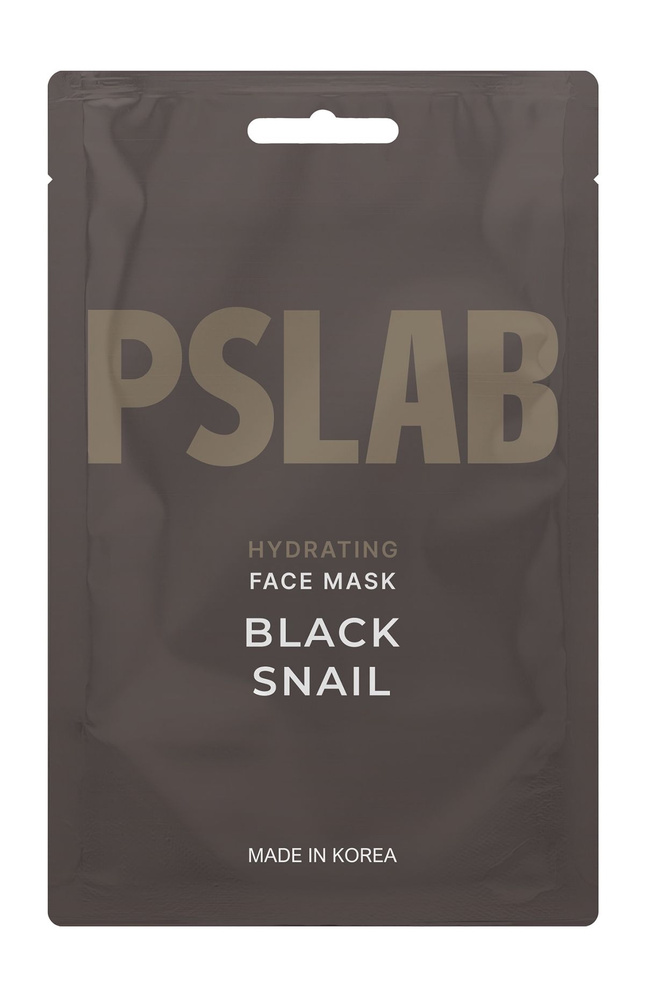 Питательная тканевая маска для лица с муцином черной улитки / PS.Lab Black Snail Hydrating Face Mask #1