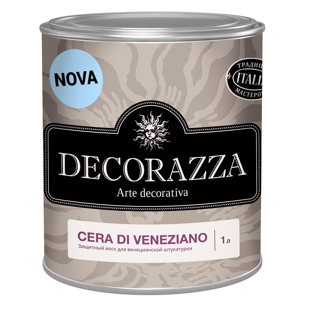 Воск для венецианской декоративной штукатурки Decorazza Cera Di Veneziano Nova (1л)  #1
