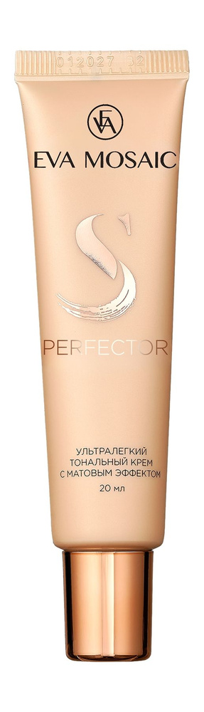 EVA MOSAIC Тональный крем с матовым эффектом Skin Perfector ультралегкий, 20 мл, 01 Фарфор  #1