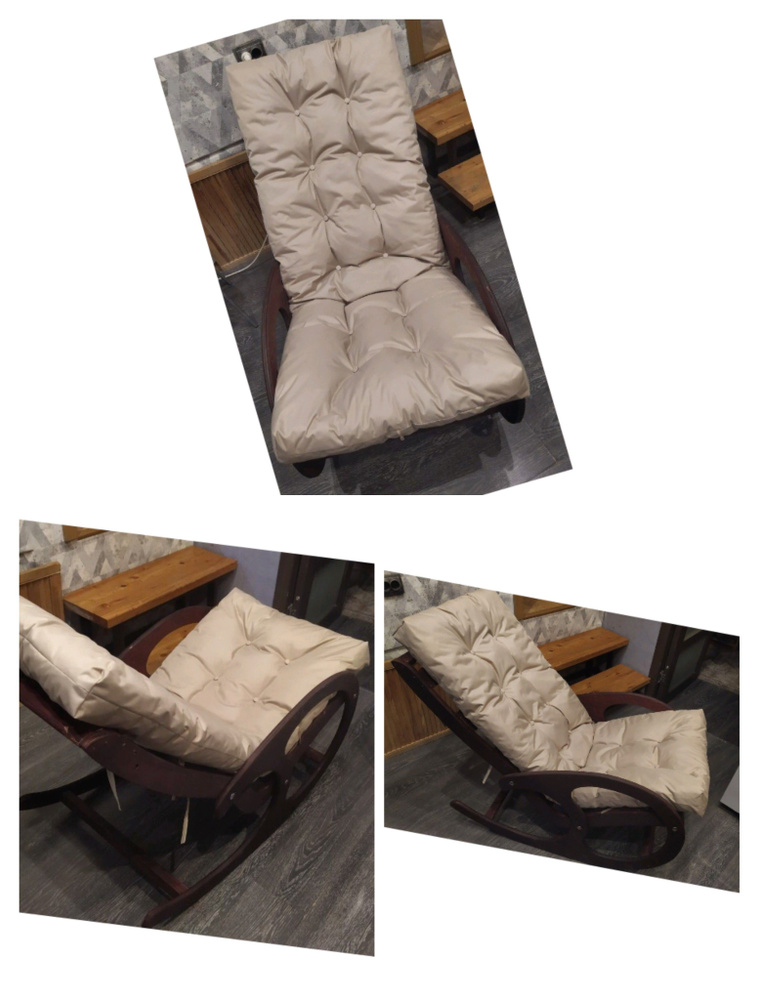 подушка 130х60 см на кресло шезлонг , лавочку, подоконник #1