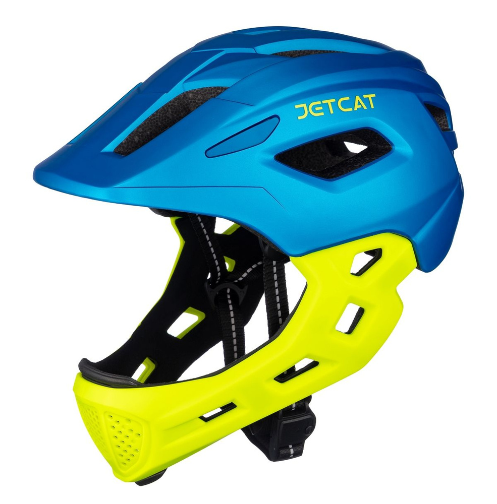 Шлем JETCAT - Start - Blue/Green - размер "S" (52-56см) защитный велосипедный велошлем детский с защитой #1