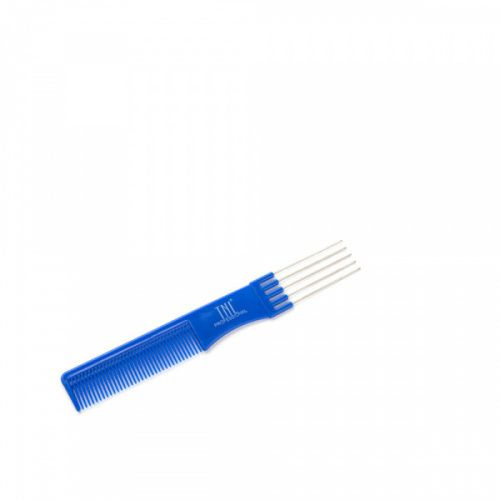 TNL расчёска С зубчиками для начёса С хвостиком-вилкой,193мм, синяя  #1