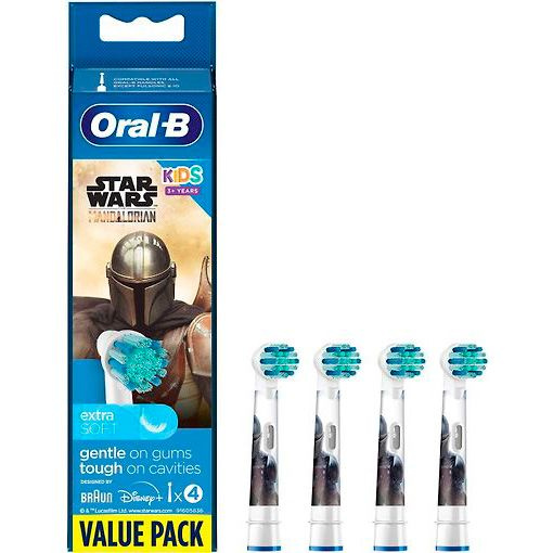 Насадки для зубной щетки Oral-B Kids, Mandalorian, 4 шт #1