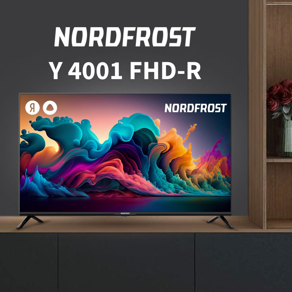 NORDFROST Телевизор Y 4001 FHD-R 40" HD, черный #1