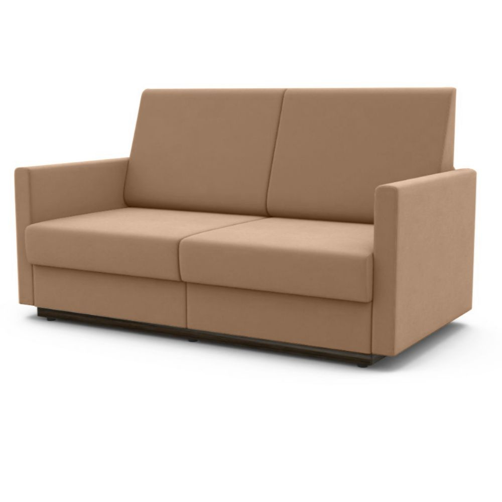 Диван-кровать Стандарт + ФОКУС- мебельная фабрика 140х80х87 см светло-коричневый  #1