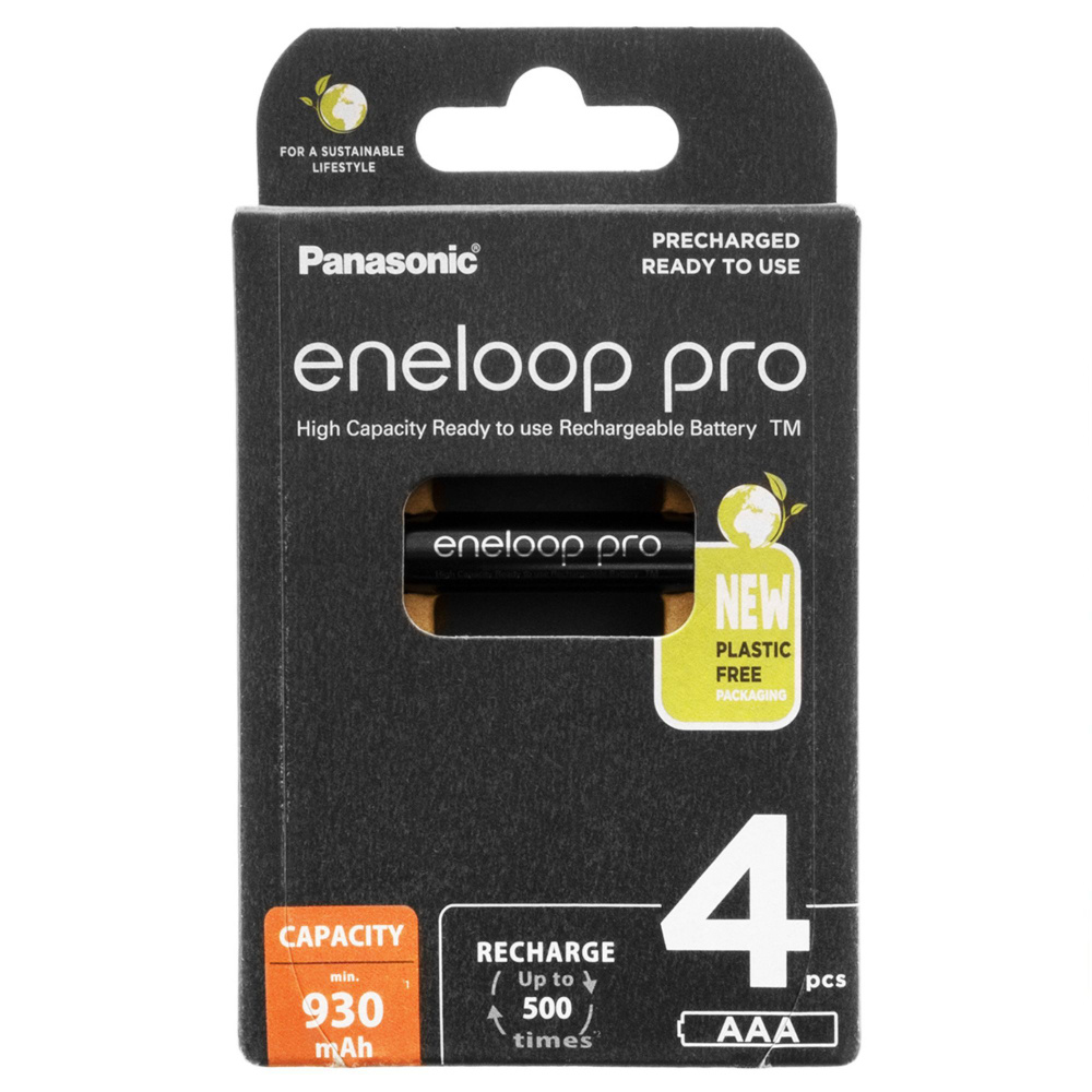 Аккумулятор Panasonic eneloop BK-4HCDE/4BE 930mAh AAA R03 #1