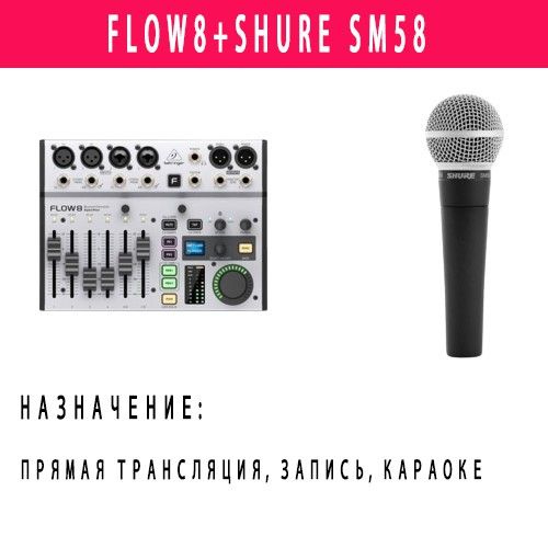 Цифровой Микшерный Пульт Behringer Flow 8 Купить