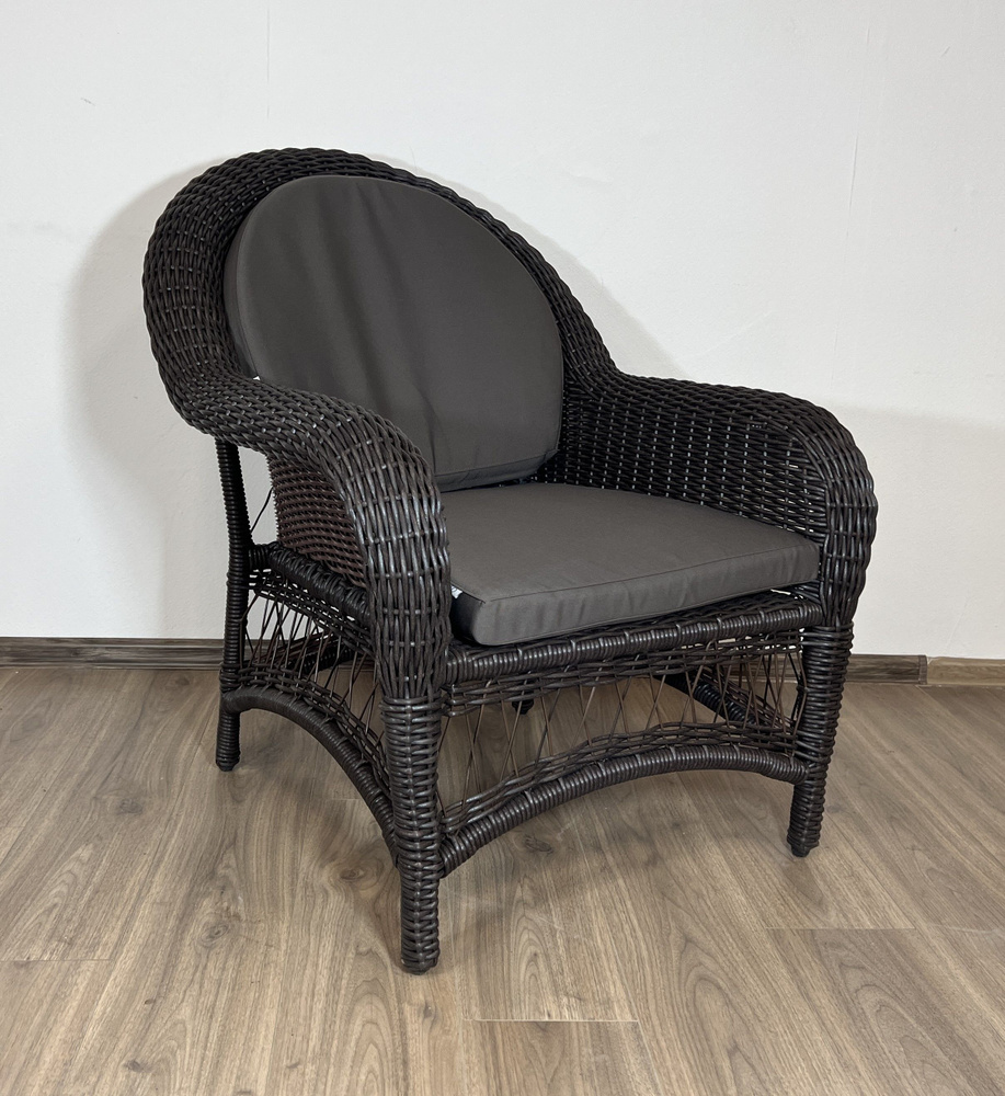 AIKO EXP Садовое кресло, Сталь, Искусственный ротанг (пластик), 78х94х94 см, 1 шт  #1
