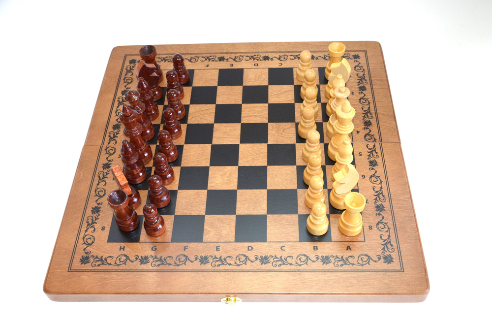 Шахматы, шашки, нарды тонированные "Аристократ" #1