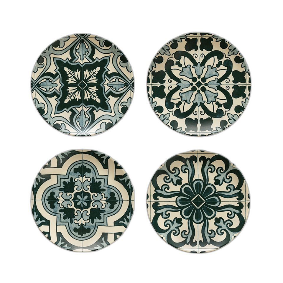 Набор из 4 тарелок COSTA NOVA GIFTSETS / 21.5х21.5х2.8 см, Керамика / Португалия  #1