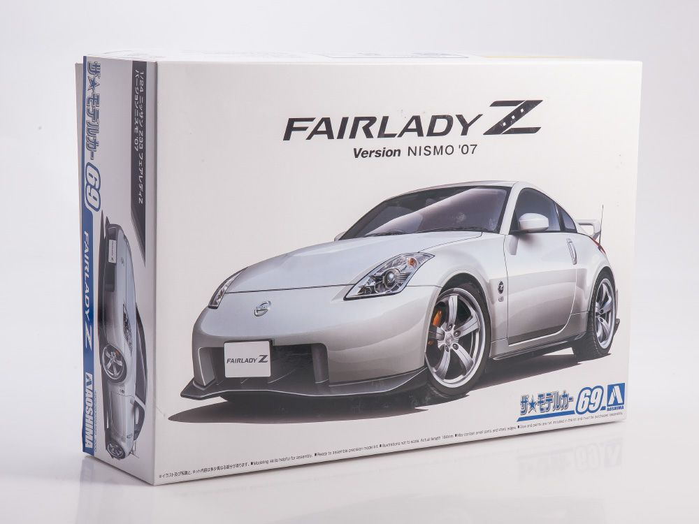 Сборная модель автомобиля Aoshima Nissan Z33 Fairlady Z Version Nismo 07, масштаб 1/24  #1