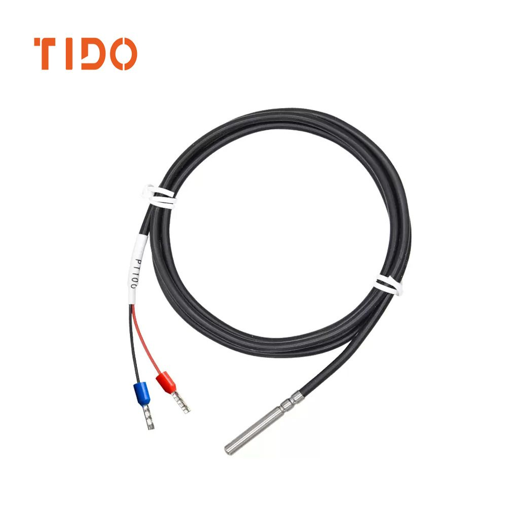 Датчик температуры Pt100 6x50 mm длинна провода 0.5 метр,PT100 class A ...