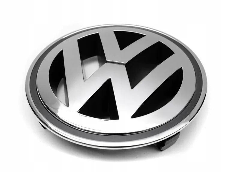 Эмблема передняя Volkswagen Passat B5, B6 / Фольксваген пассат Б5, Б6. Диаметр: 15 см.  #1