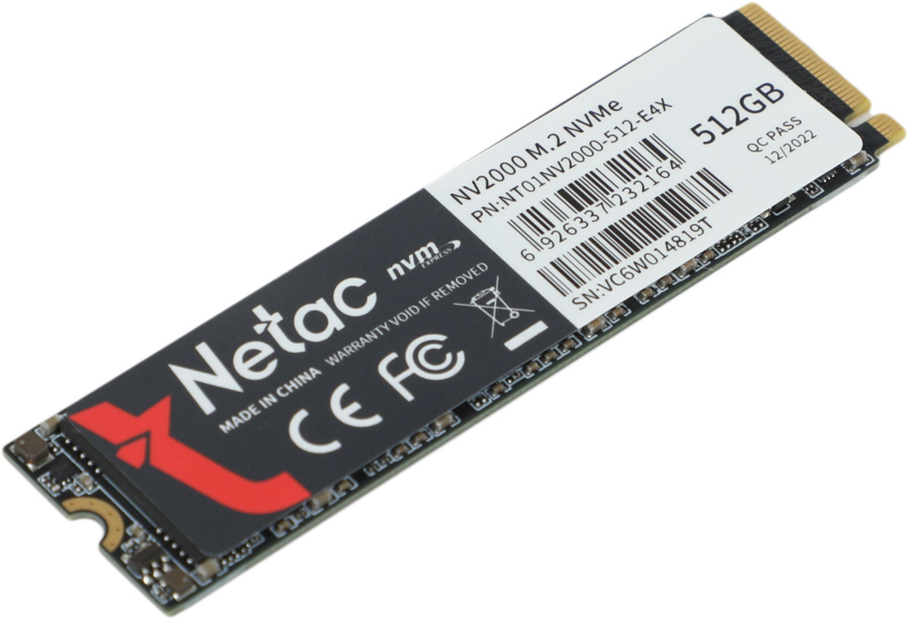 Netac 512 ГБ Внутренний SSD-диск NT01NV2000-512-E4X (NT01NV2000-512-E4X) #1