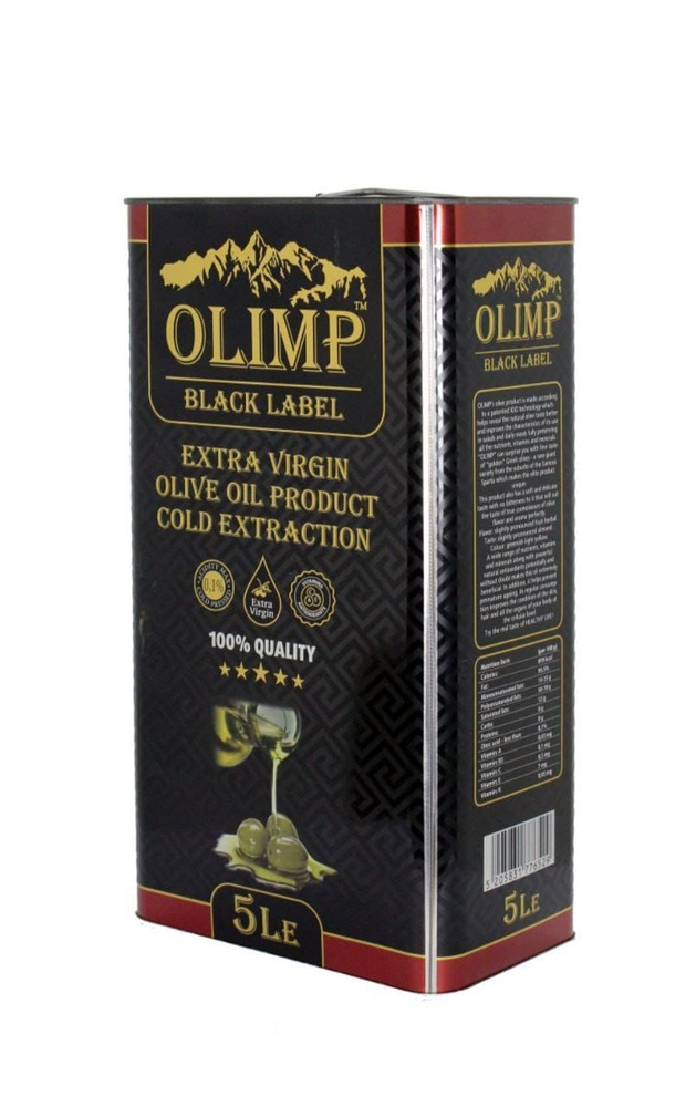 Масло оливковое нерафинированое Extra Virgin OLIMP Oliva Oil Высший Сорт , 5 л (Греция)  #1