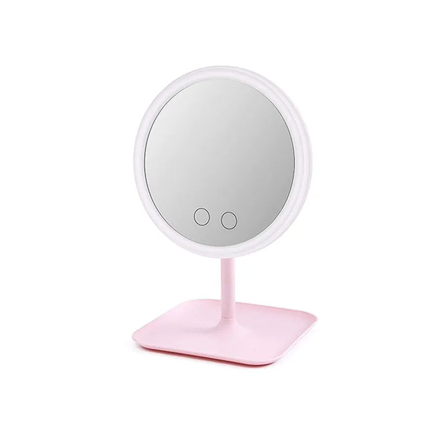 Настольное зеркало для макияжа со светодиодной подсветкой Xiaomi, 3 смены цвета, зарядка, подсветка  #1