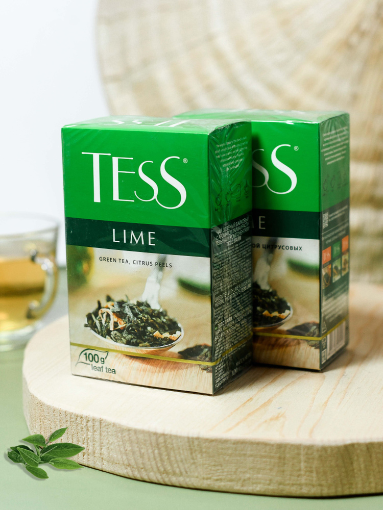 чай зеленый TESS LIME 2шт*100 гр(02.26)№2 #1