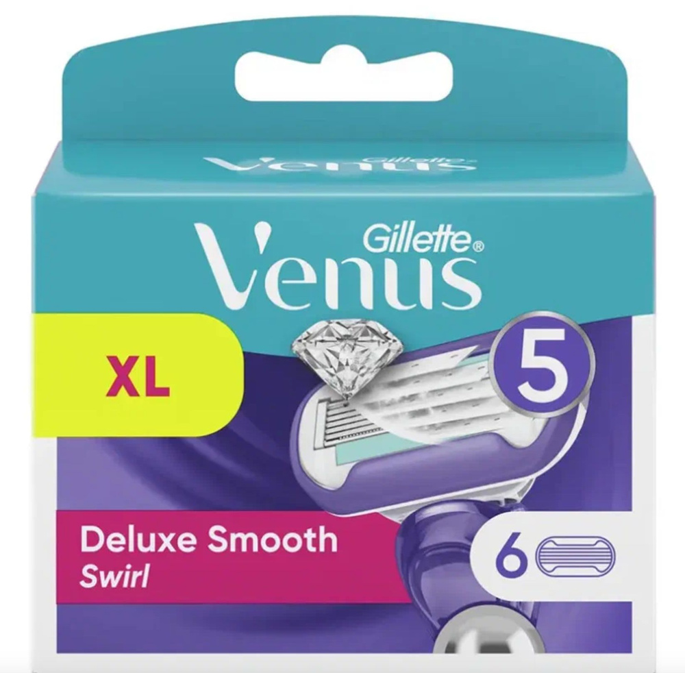 Gillette Venus Swirl Сменные лезвия, 6 шт. #1