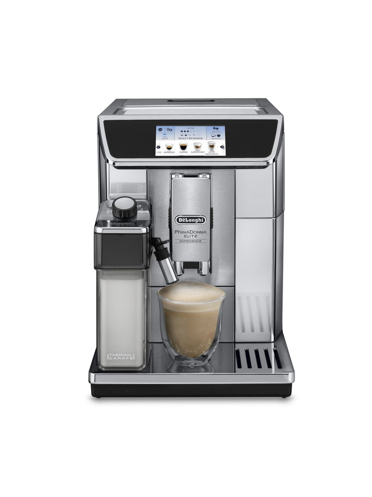 DeLonghi Автоматическая кофемашина ECAM650.85.MS, серый металлик  #1