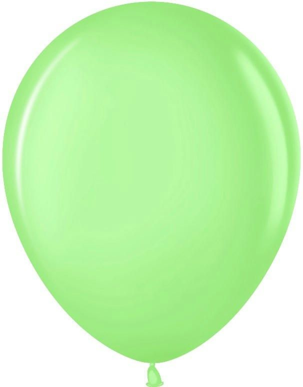 Воздушный шар, шарики (12''/30 см) Лайм (471), пастель, 50 шт. набор шаров на праздник  #1