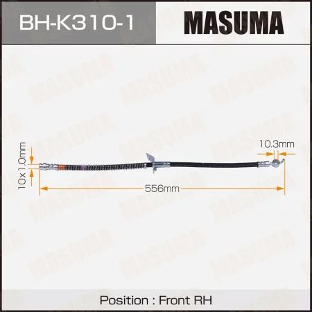 Шланг тормозной "Masuma" BH-K310-1 KIA- front CEED I, CERATO II RH #1