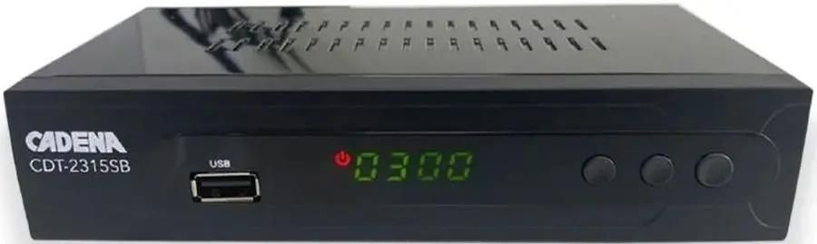 Ресивер DVB-T2 Cadena CDT-2315SB, черный #1