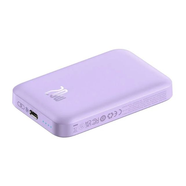 Внешний аккумулятор с беспроводной зарядкой 5000mAh 20W Purple (P10022106512-00)  #1