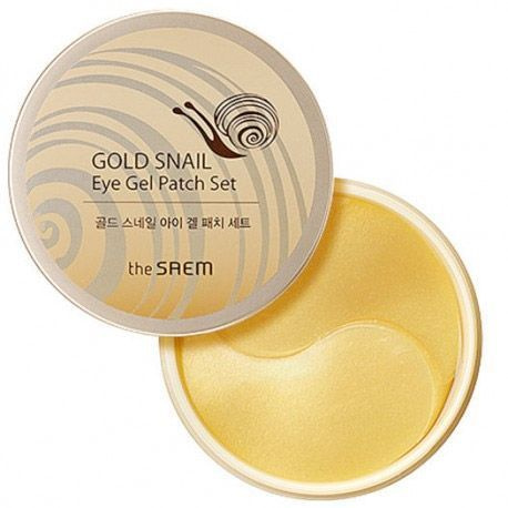 Гидрогелевые патчи для области вокруг глаз The Saem Gold Snail Eye Gel Patch Set 60 шт  #1