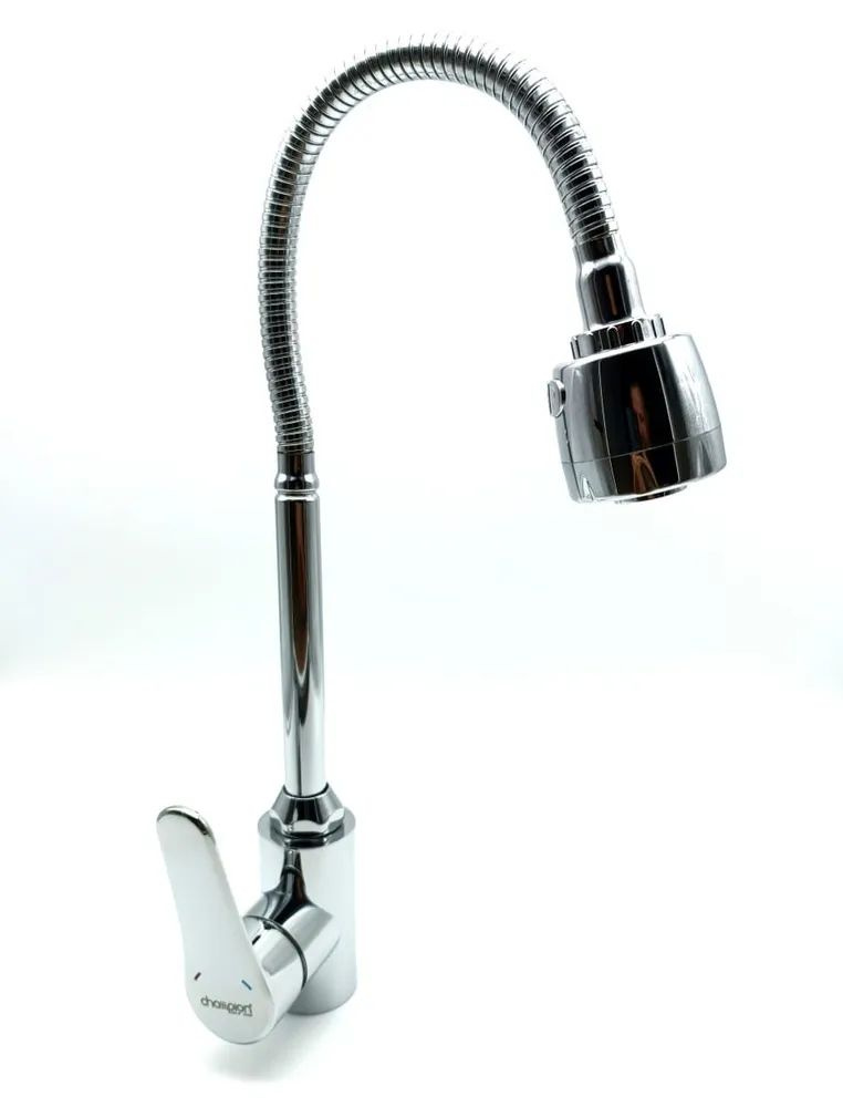 Смеситель для кухни Champion EZA-011CHROME REFLECTOR с гибким изливом (2 режима душ+струя)  #1