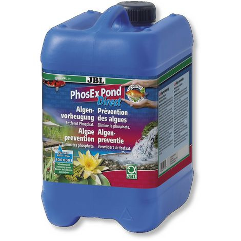 JBL PhosEx Pond Direct - Препарат для устранения фосфатов из прудовой воды, 5 л, на 100000 л  #1