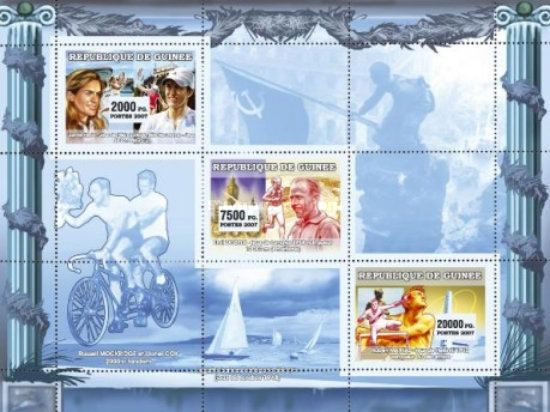 Почтовые марки Гвинея 2007г. "Виды Спорта" MNH #1