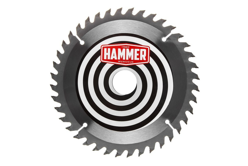 Диск пильный твердосплавный по дереву Hammer Flex 205-109 CSB WD 185х20 мм, 40 зуб  #1