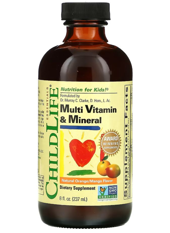 Multi Vitamin & Mineral (Мультивитамины и Минералы для детей) 8 fl oz (237 ml) (ChildLife)  #1