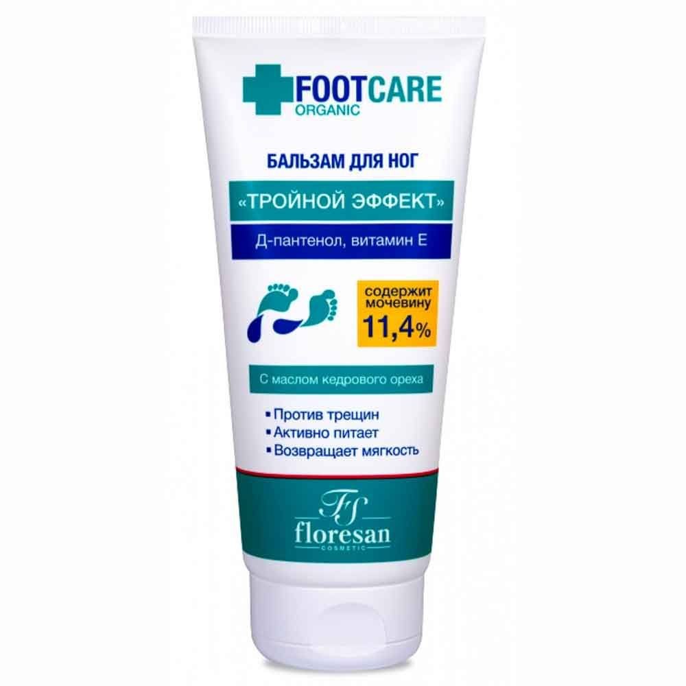 Floresan Organic Foot Care Ф456 Бальзам для ног Тройной эффект, 150 мл #1